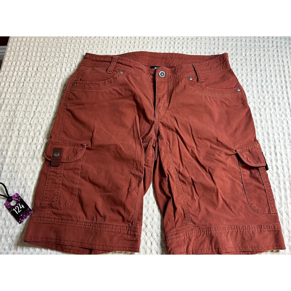 Kuhl Splash Bermuda Hiking Shorts, Size 10 (Red) - Picture 2 of 4